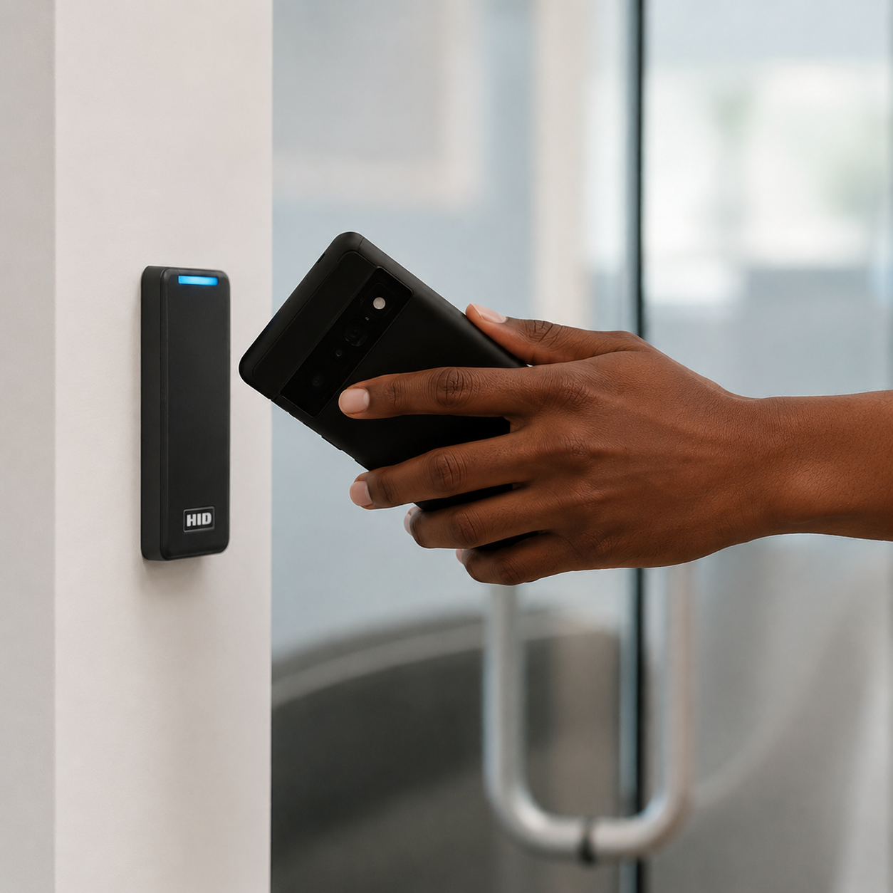 Access control hand and card